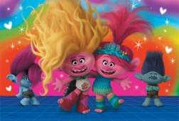 Puzzle 60 pièces Trolls Amis