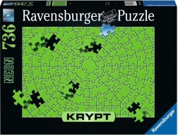 Puzzle RAVENSBURGER KRYPT vert néon, 736 pièces