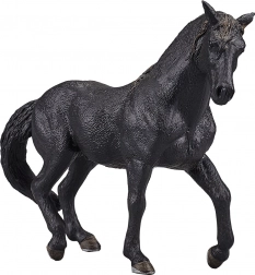 Mojo cheval andalou noir – figurine réaliste en plastique