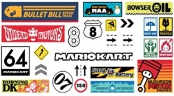 Papier cadeau Super Mario