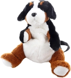 Sac à dos en peluche Bouvier bernois ÉCO-RESPONSABLE