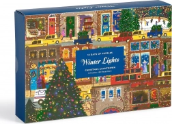 Puzzle calendrier de l’Avent lumières d’hiver