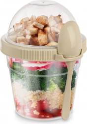 Gobelet pour yaourt avec cuillère et bol à muesli 400 ml