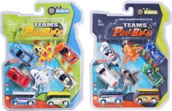 Ensemble de huit véhicules à rétrofriction 7 cm