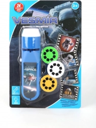 Lampe de poche et projecteur espace – set de projection pour enfants