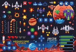 Puzzle avec autocollants Interdruk 250 pièces