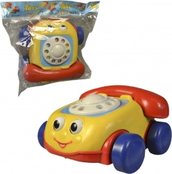 Téléphone à tirer avec ficelle 18 cm