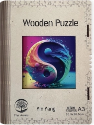 Puzzle en bois Yin Yang