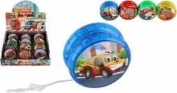 Yo-yo lumineux avec moyens de transport en plastique