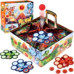 Jeu de société familial avec compétences Volcan du dragon