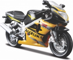 Modèle de moto Suzuki GSX-R600 avec support 1/18