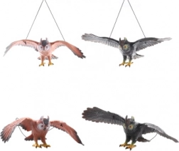 Chouette volante en plastique 38 cm à suspendre