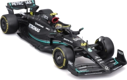 bburago kit de construction modèle mercedes-amg f1 w14 e 1:24 lewis hamilton #44