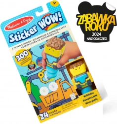 Sticker WOW ! Ensemble de stickers avec tampon Bulldozer