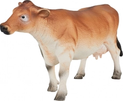 Figurine réaliste en plastique de vache Jersey