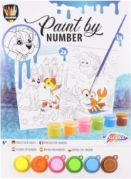 Peinture par numéros – chiens à la mer, lot de 2 images