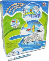 Jeu avec des dauphins à piles