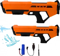 Pistolet à eau électrique avec batterie – orange