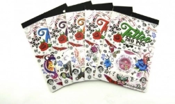 Tatouages temporaires en bloc – 280 pièces, assortiment de motifs