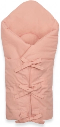 Couverture d’emmaillotage classique à lacets New Baby old rose