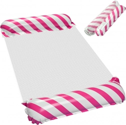 Matelas gonflable rose pour plage et piscine