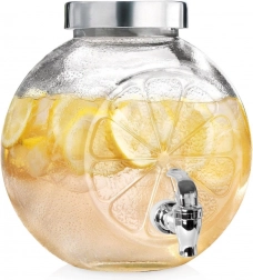 Distributeur de boisson en verre avec robinet 5,4 l