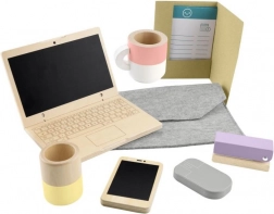 Fisher-Price coffret de télétravail en bois pour enfants (9 pièces)