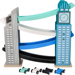 Piste de course en bois Compagne des gratte-ciel