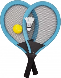 ensemble de sport pour enfants de raquettes de tennis et badminton Woopie
