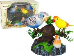 Perroquets chantants et mobiles Arbre coloré