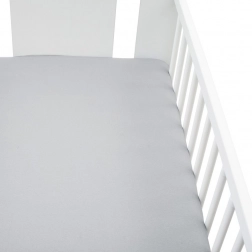 drap housse jersey pour lit bébé NEW BABY 120 × 60 cm gris