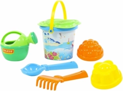 Set de plage avec petit seau et tamis