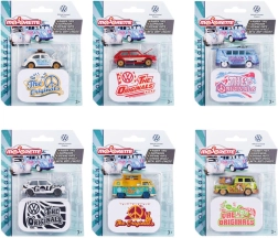Majorette VW The Originals Deluxe Cars – modèles métalliques 1:64 avec boîte de collection