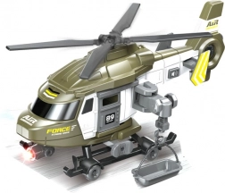 Hélicoptère de police à friction avec effets