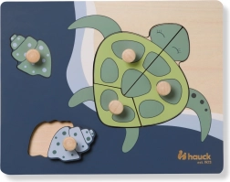 Hauck puzzle en bois avec poignées Turtle