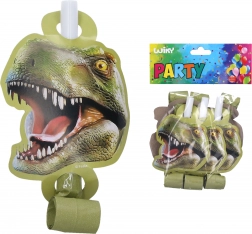 Sifflets de fête DINO – 6 pcs