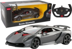 Voiture radiocommandée Rastar 1:14 Lamborghini Sesto grise