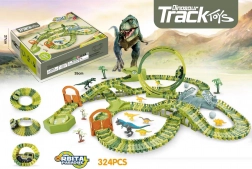 Parc de dinosaures – circuit de train et petite voiture