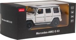 Modèle réduit métallique Mercedes-AMG G 63 avec son, blanc, RASTAR