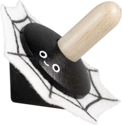 Detoa toupie en bois avec feutre Araignée