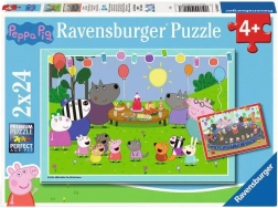 Puzzle Ravensburger Peppa Pig à la fête 2×24 pièces