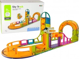 Jeu de construction magnétique SKY TRACK – voie suspendue, 61 pièces