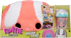 Coussin Fluffie Stuffiez Pillow Fight lapin