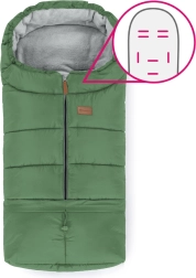 Petite&Mars chancelière réglable 3-en-1 Jibot Horizontal Juicy Green