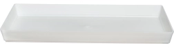 Soucoupe pour jardinière 50 cm blanc en plastique