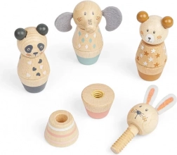 Bigjigs Toys animal à visser en bois