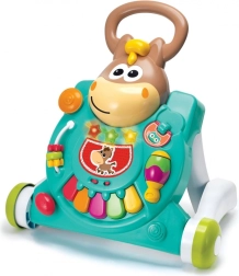 Jouet à pousser 3-en-1 petit cheval