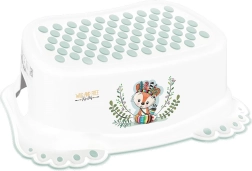 Marchepied antidérapant pour enfants Wild & Free renard – blanc