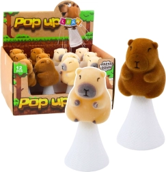 Capybara sauteuse Pop Up beige brun 10 cm