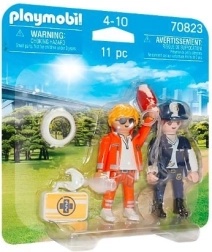 Playmobil Duo Pack Médecin d'Urgence et Policière